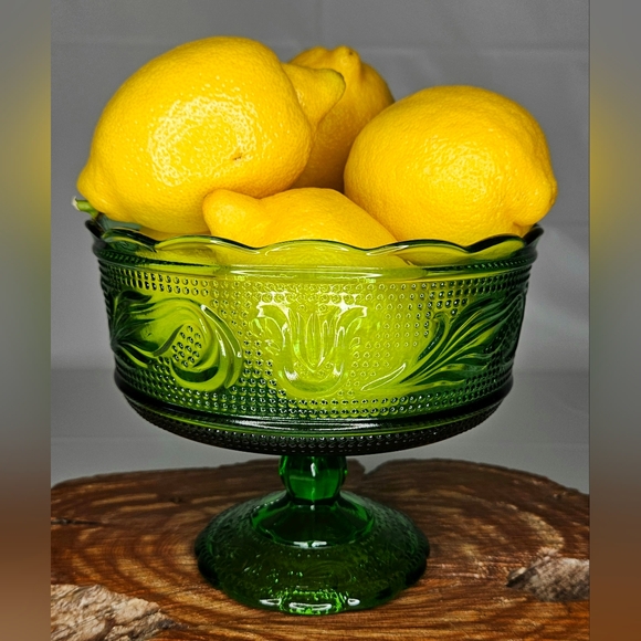 E.O. Brody Co Other - Vintage MCM E.O. Brody Co M6000 Glass Compote Pedestal Bowl